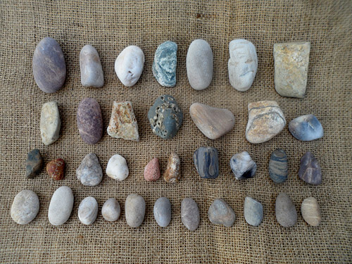 pretty beach pebbles