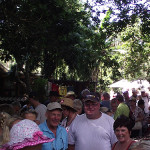 Busy Yellowwood Forest Market in Morgan Bay - at a Christmas Market at Yellowwood Forest on 23 December 2014